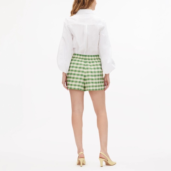 Tanya Taylor Fallon Shorts - Meadow Green Multi - Picture 2 of 7